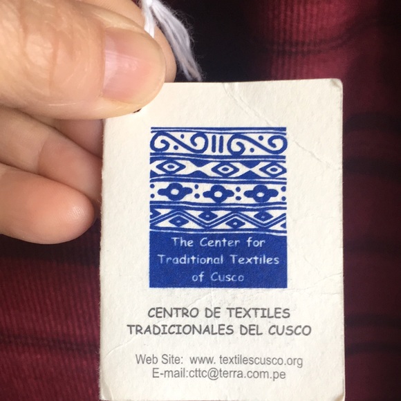 Boho jacket Handmade Peruvian wool jacket fair trade GORGEOUS - Picture 6 of 10